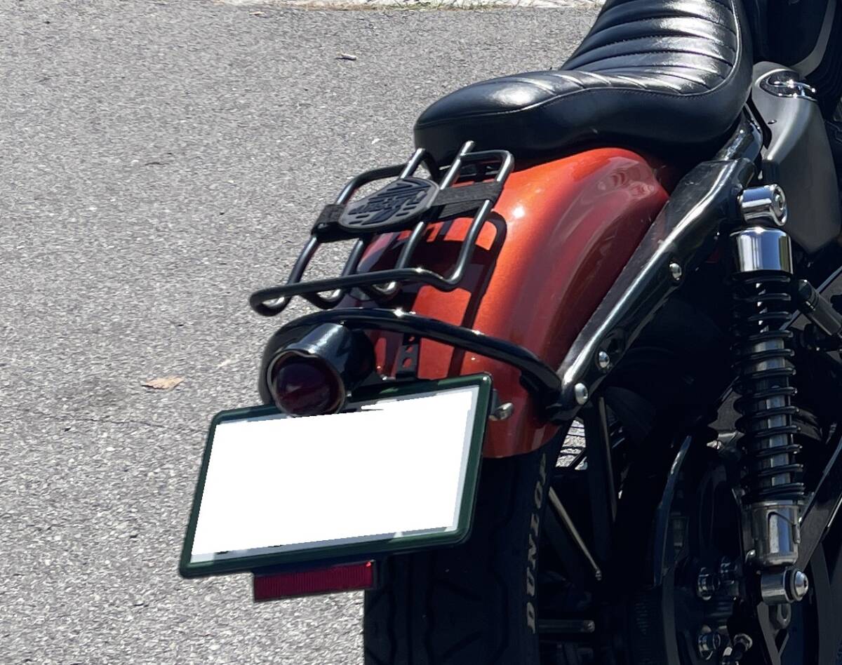 【廃版希少】スポーツスター XL883?1200 社外テールランプキット キャリア&ストラトカバーのおまけ付（テールレンズは付屬しません）