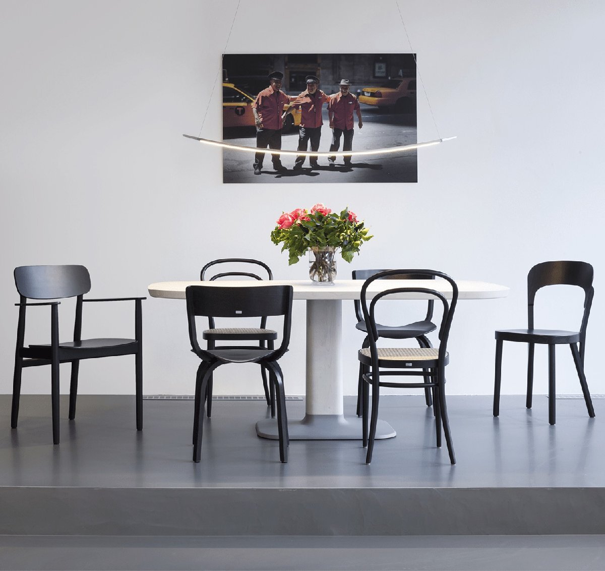 -ss6231|THE CONRAN SHOP. THONET 名作 Robert Stadler No.107 マスプロダクトミニマムカーブッドダイニングチェア|ACTUS CIBONE No.14_画像3