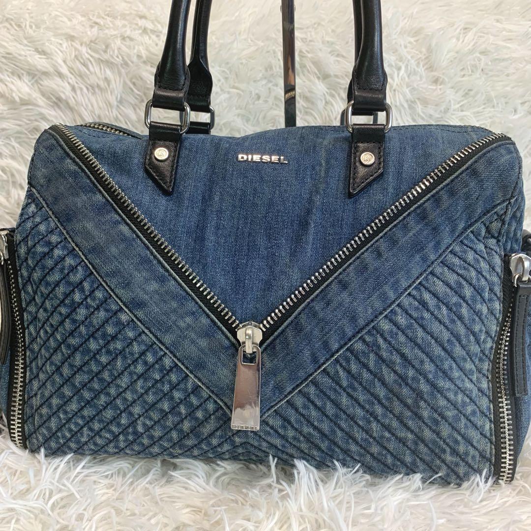 DIESEL デニム ハンドバッグ ショルダーバッグ DIESEL【2way/デニム◇ショルダーバッグ/ハンド/トート】LE