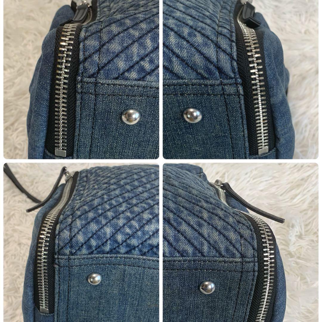 DIESEL デニムレザートートバッグ DIESEL【2way/デニム◇ショルダーバッグ/ハンド/トート】LE