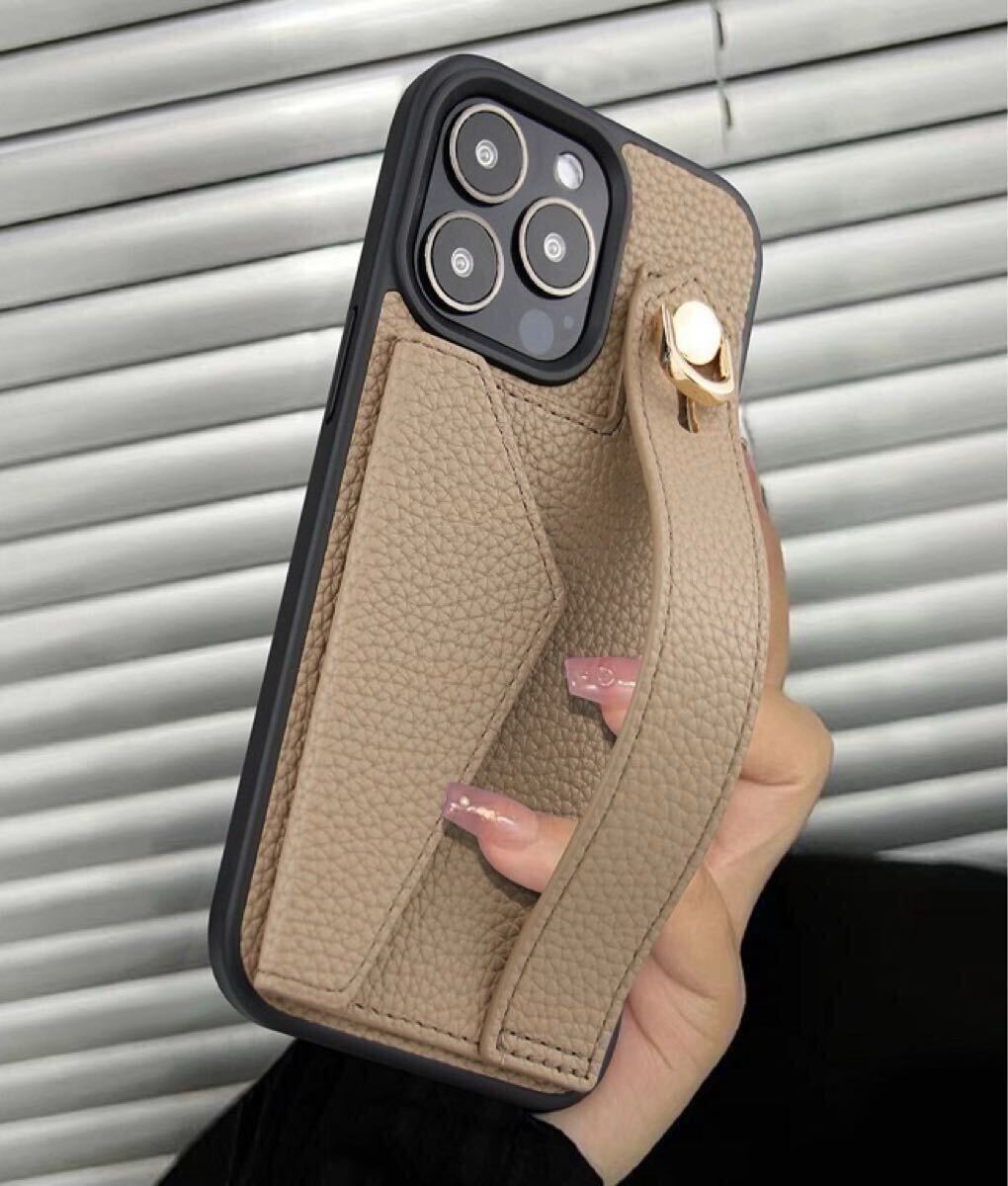 iPhone16 カードケース　収納　スタンド　おしゃれ　ベルト付きケース　背面ポケット