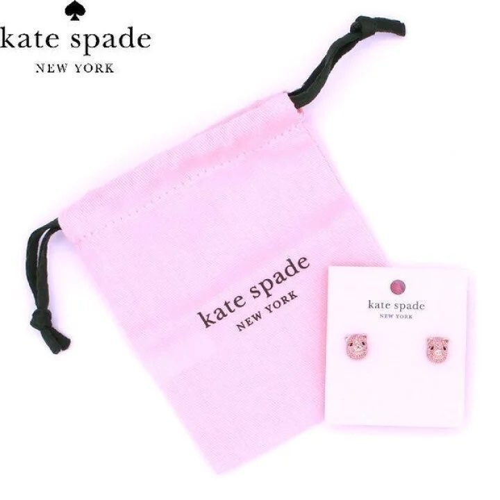 KateSpade スタッズ ピアス ジュエリー ローズ ゴールド ピッグ 子豚 お誕生日 フト プレゼント 大人可愛い ブランド 新品_画像5
