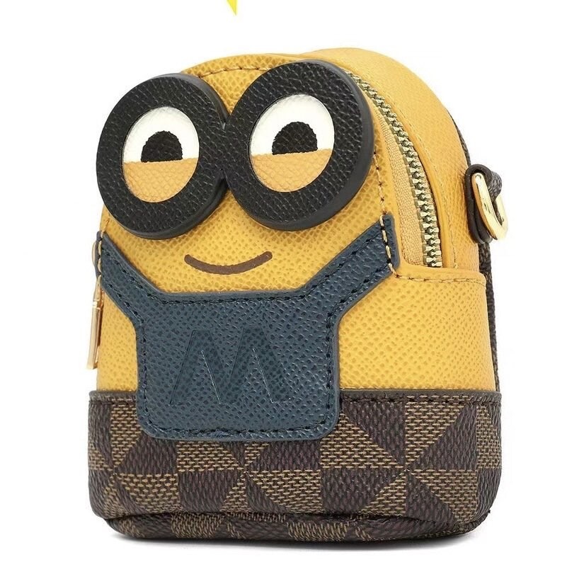  Mini сумка цепь есть Mini on z ячейка для монет брелок для ключа сумка очарование цельный кожа сумка новый товар рюкзак type место хранения сумка бардачок 
