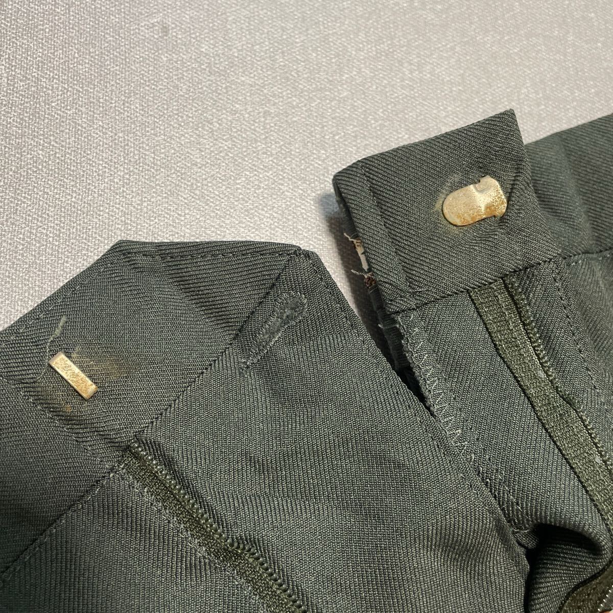 80's PATRIOT слаксы брюки б/у одежда зеленый 32L размер Vintage ta long Zip 