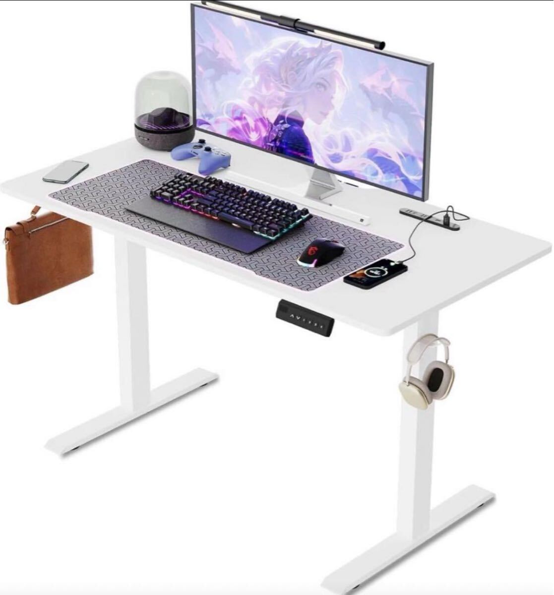 ゲーミングデスク パソコンデスク PC机 幅120 奥行60 昇降