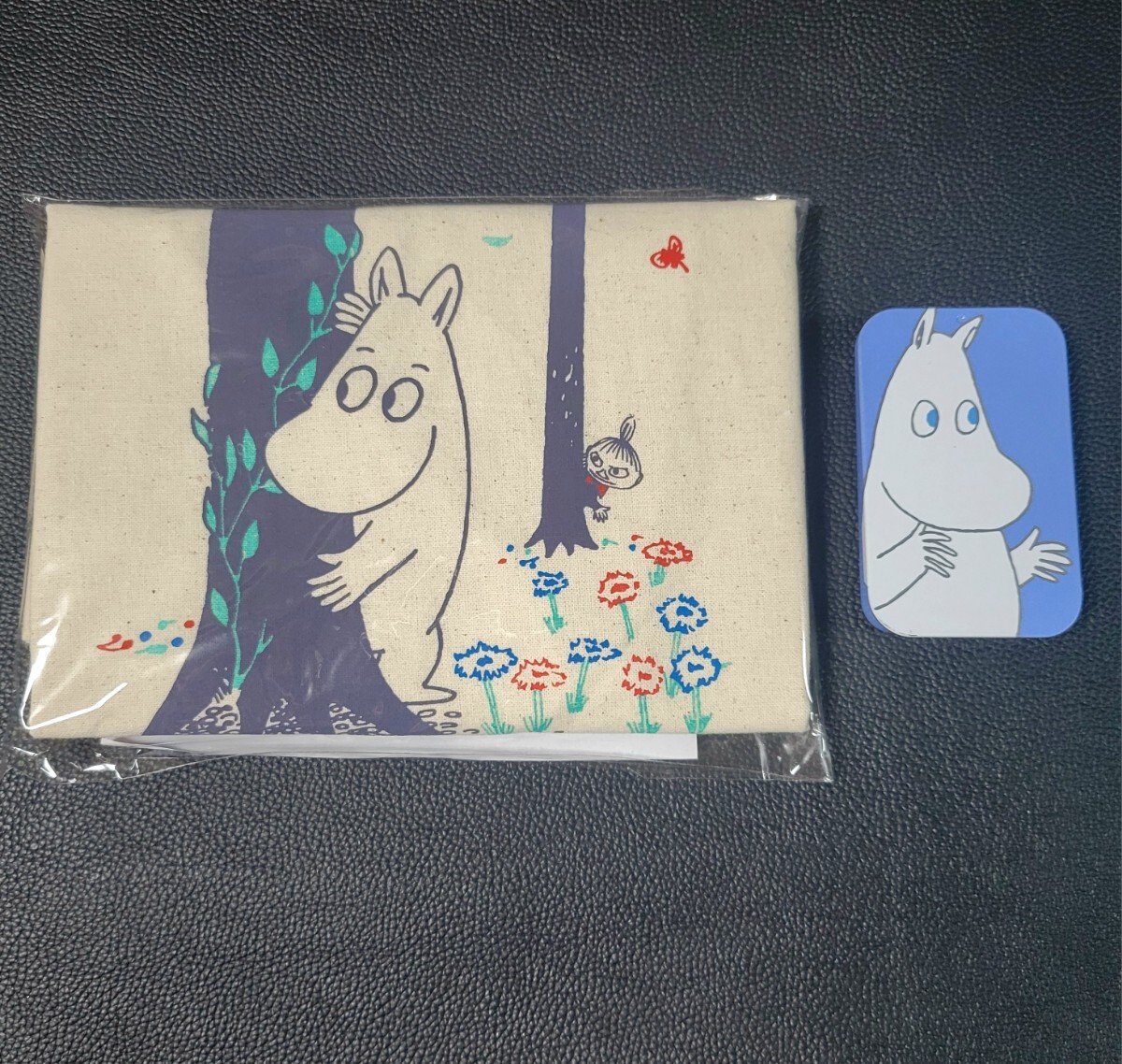 ムーミン キャンパストートバッグ&スライド缶 セット