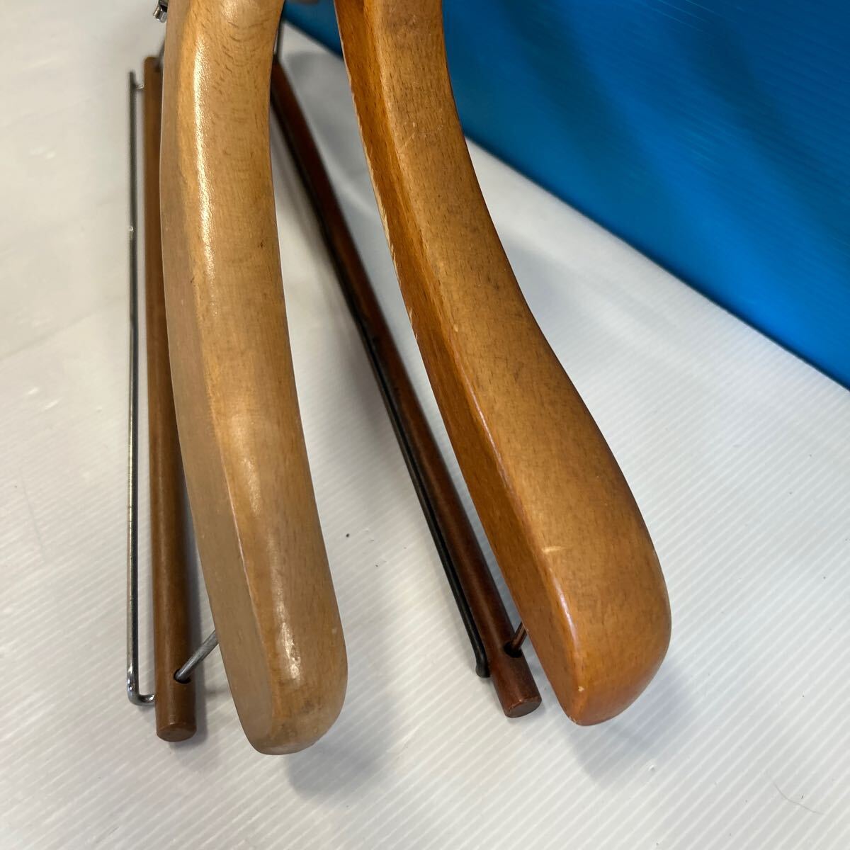 ハンガー 木制ハンガー スーツハンガー ジャケットハンガー コートハンガー　KENWOOD Club TORAYA 當(dāng)時物　アンティーク