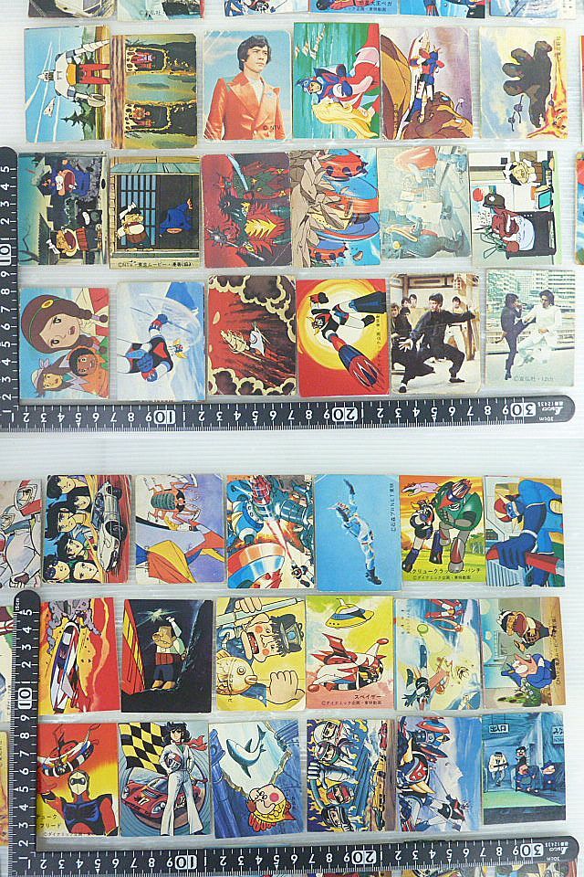 t899 當(dāng)時(shí)物 昭和 レトロ カルビー 等 カード 様々 まとめ 約216枚 大量 仮面ライダー/バカボン/マジンガーZ/ヤッターマン/ロボコン/他