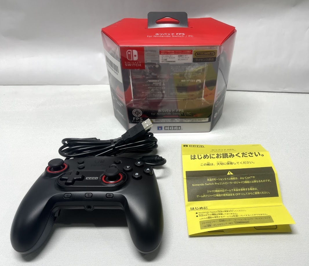 *1 иен старт [ вскрыть settled * не использовался товар ]HORI Horipad FPS for Nintendo Switch / PC NSW-326