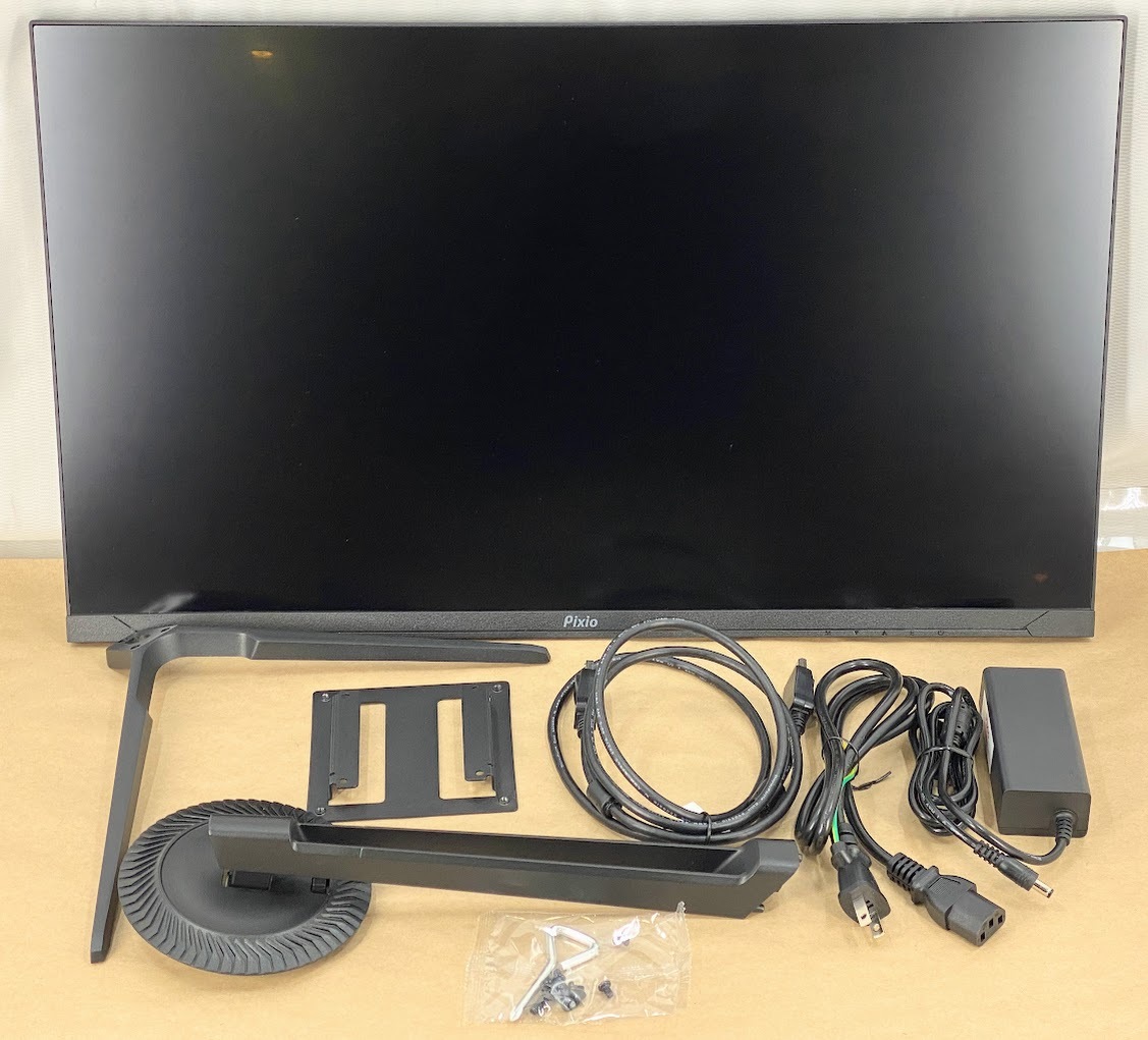 ※1円スタート 【美品】Pixio PX27U Wave Black ゲーミングモニター 27インチ 160Hz 4K Fast IPS