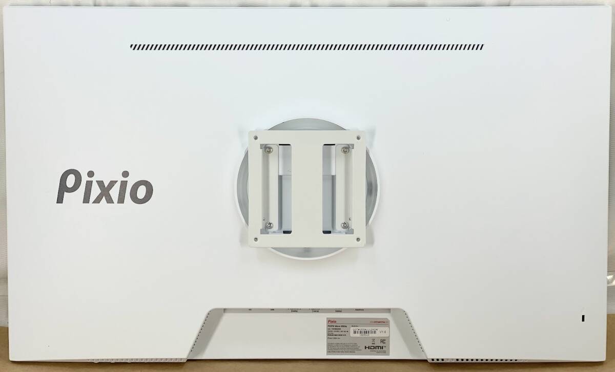 ※1円スタート 【美品】Pixio PX278 WAVE White ゲーミングモニター 27インチ 180Hz WQHD