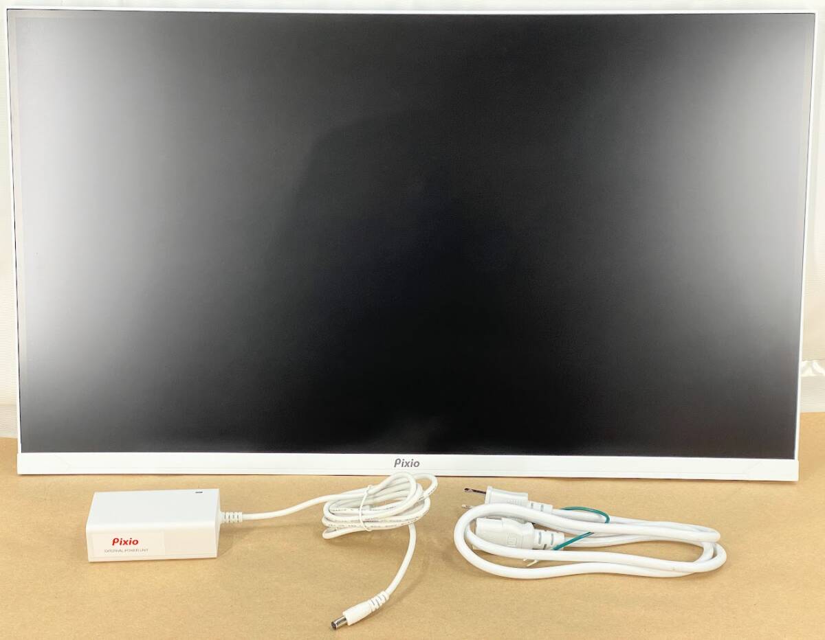 ※1円スタート 【美品】Pixio PX278 WAVE White ゲーミングモニター 27インチ 180Hz WQHD