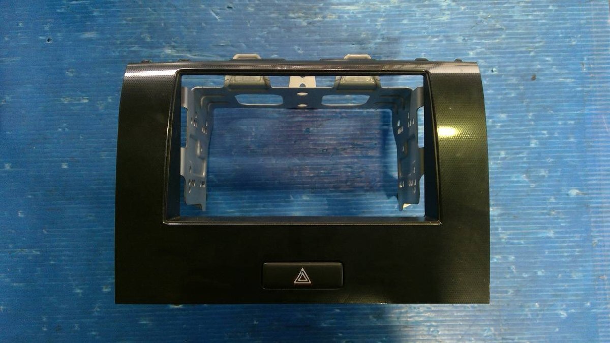 ワゴンR スティングレー MH23S 純正 社外2DINナビ?オーディオ取付用 センター デッキパネル オーディオパネル ハザード ブラケット付