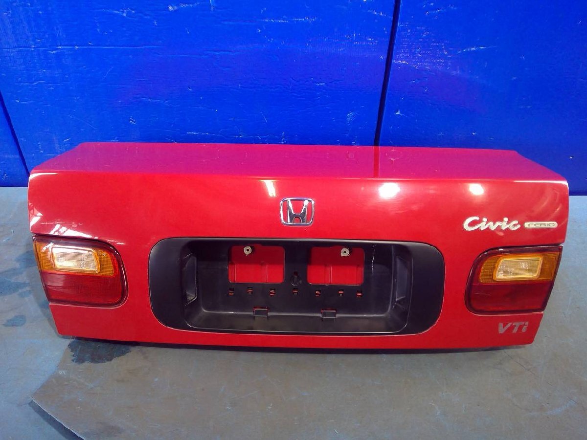  Honda оригинальный Civic Ferio EG8 VTi багажник багажник panel крышка багажника красный / milano красный (R81)