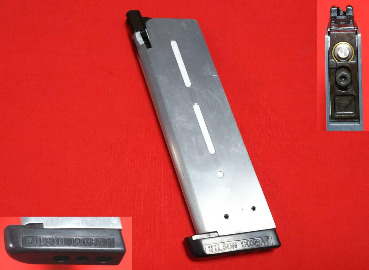美品 WA WILSON ウィルソン W130 マスターグレードLTD風カスタム ガバメント 1911 Rタイプ 1911 マグナガスブローバック