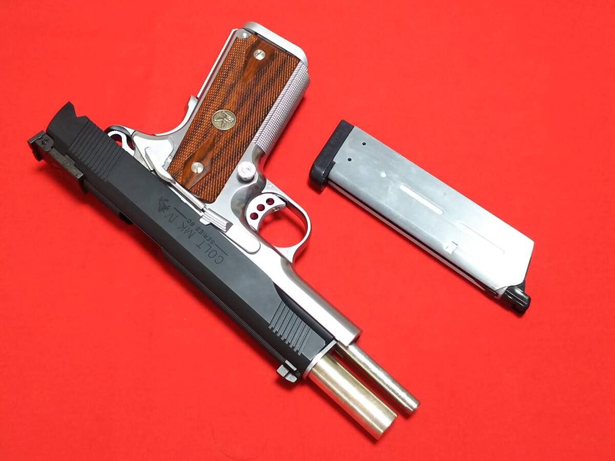 美品 WA WILSON ウィルソン W130 マスターグレードLTD風カスタム ガバメント 1911 Rタイプ 1911 マグナガスブローバック