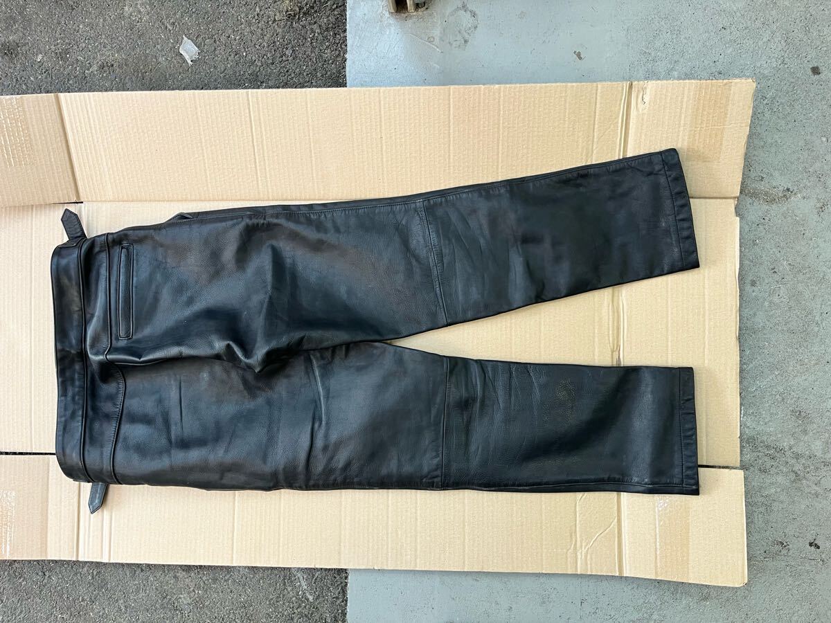送料無料　ナンカイ　NANKAI 革パン　レザーパンツ　XL ビンテージ