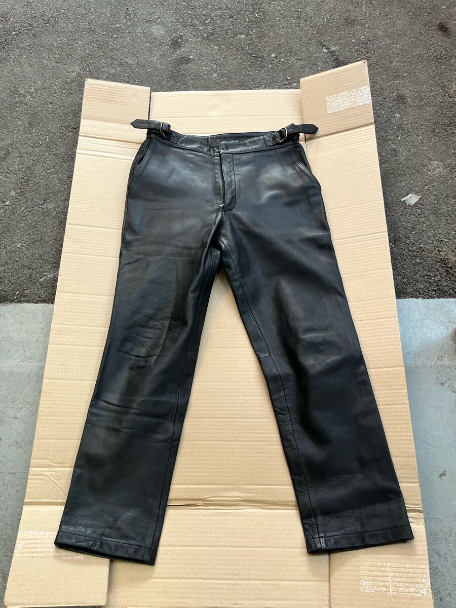 送料無料　ナンカイ　NANKAI 革パン　レザーパンツ　XL ビンテージ