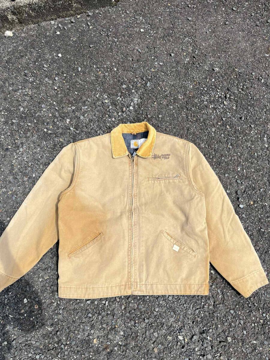 44 STUSSY CARHARTT ステューシー　カーハート　デトロイトジャケット カーハート　
