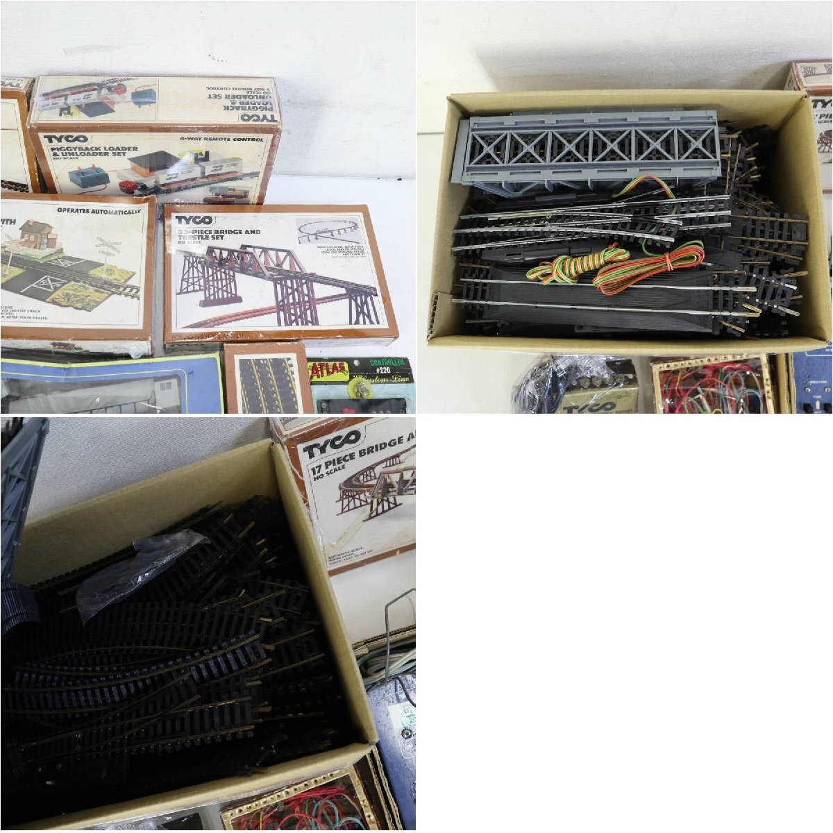  продажа комплектом TYCO и т.п. HO gauge железная дорога модель зарубежный машина . машина дорожное полотно блок питания структура и т.п. комплект *209v14