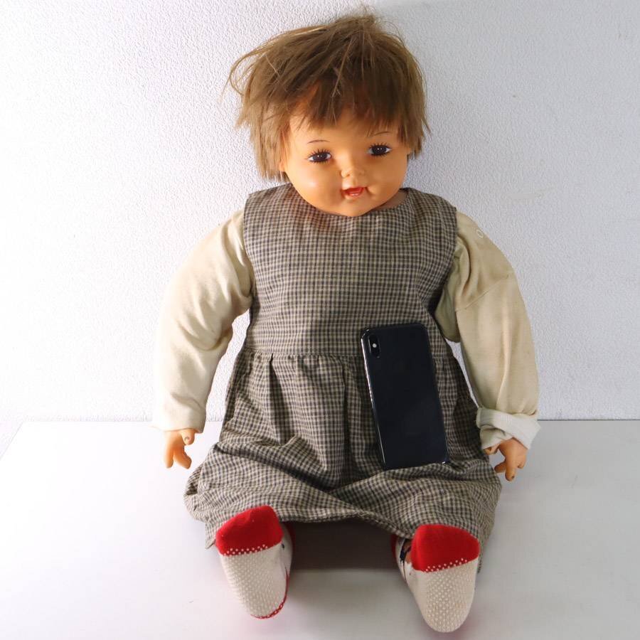 昭和レトロ ベビードール 1歳児くらい 等身大 赤ちゃん 抱き人形★205h28