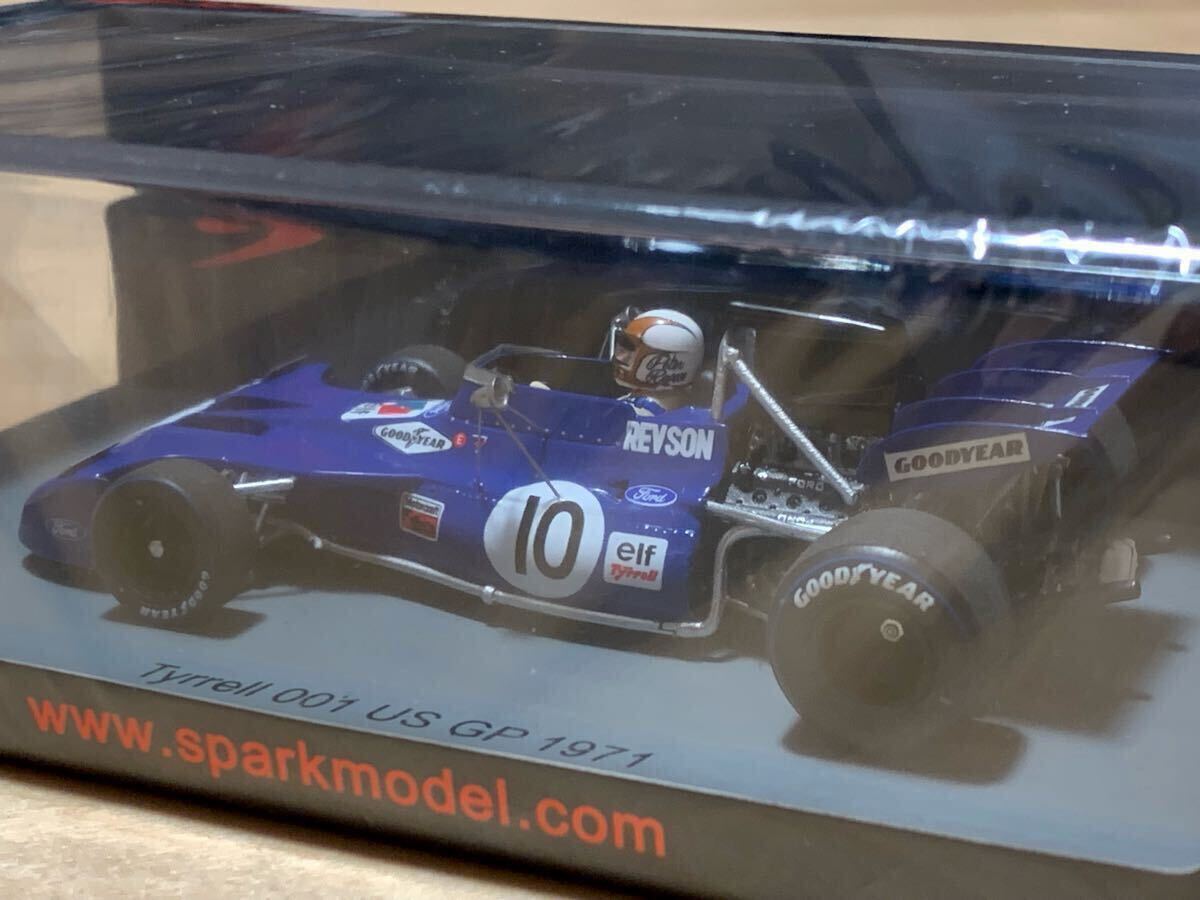 [ новый товар : нераспечатанный ] Spark 1/43 Elf * команда *tireru001 Ford No.10 1971 год America GP / Peter *rebson[S7216]