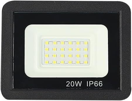 (20W-2個(gè))【投光器 1.8ｍケーブル IP66】 晝光色2200LM 6500K 100w相當(dāng) 1.8コード IP66防水 120°広詹?