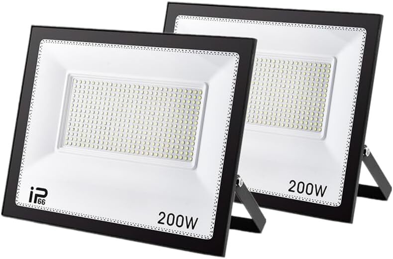 2 шт. 200W IP66 водонепроницаемый LED прожекторное освещение рабочее освещение 26000LM 2600W соответствует f Lad свет экономия энергии высокая яркость earth имеется штекер PSE согласовано 1.8M код 