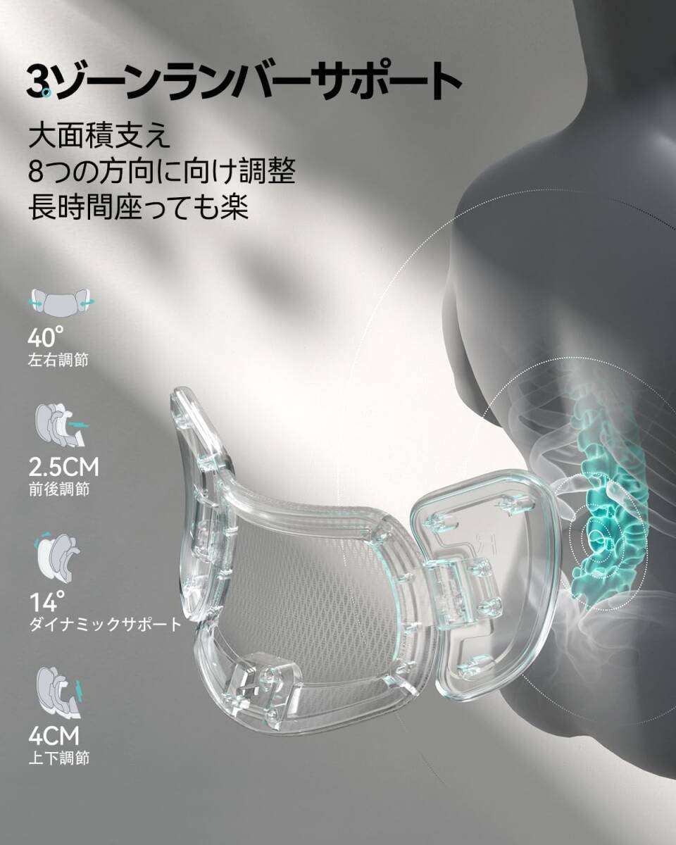４月5日　新入荷　Hbada E3Air　グレー　新品　埼玉引き取り限定　発送不可　組み立て済　　オフィスチェア 椅子 デスクチェ 人間工學(xué) 