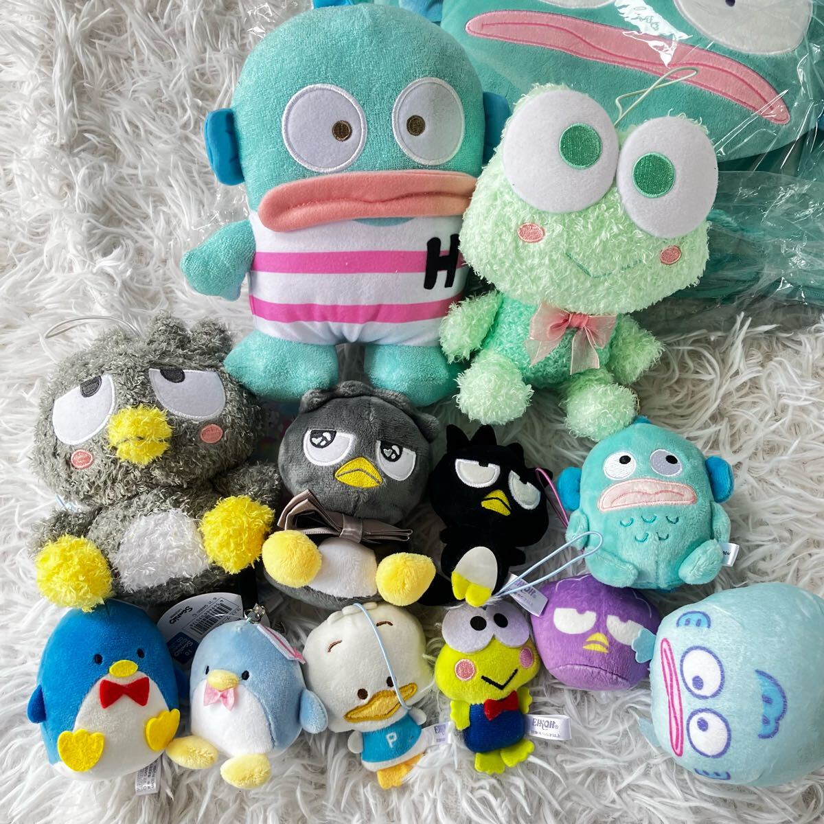 サンリオ ハンギョドン ぬいぐるみ マスコット バツ丸 けろっ