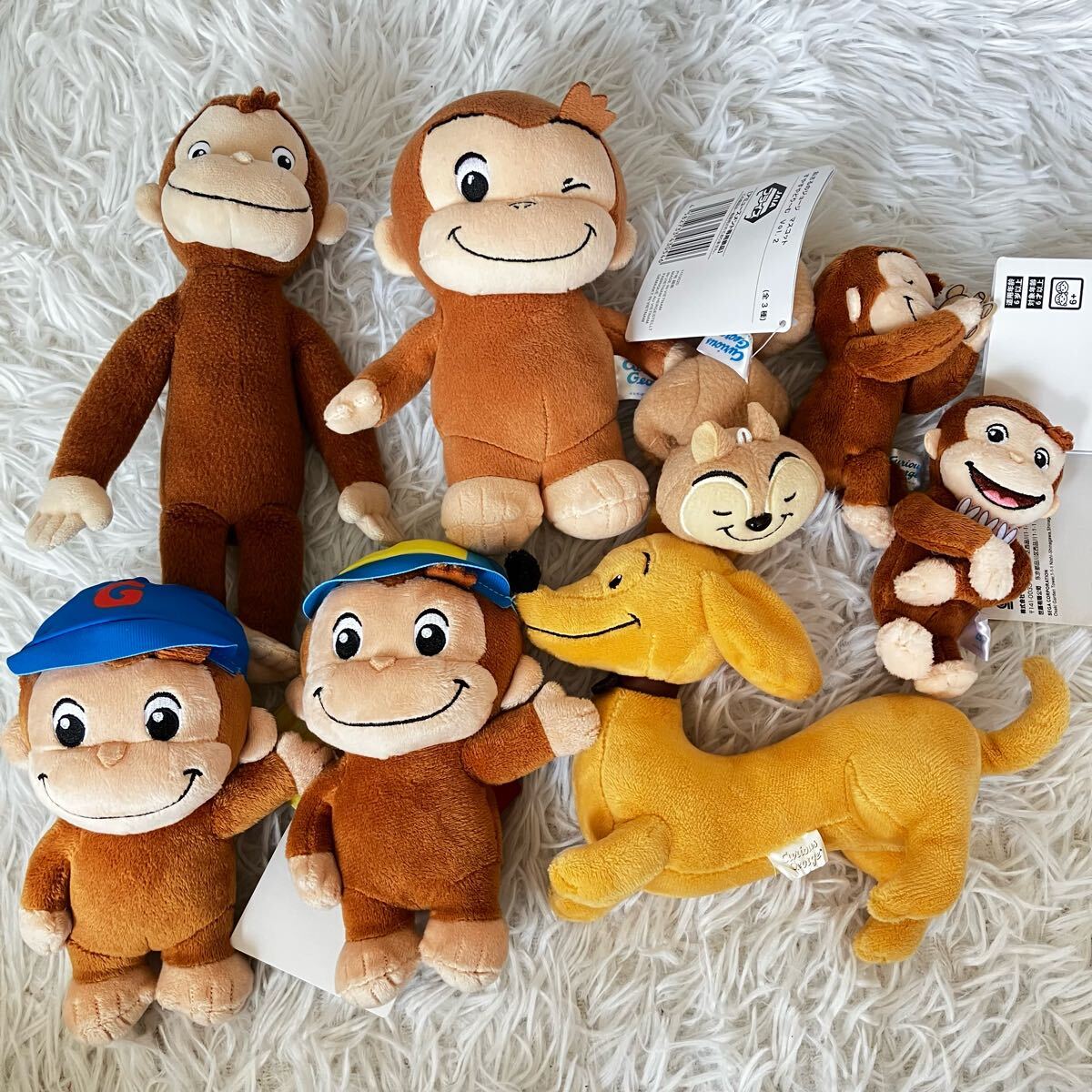 おさるのジョージ ぬいぐるみ 17点セット まとめ売り 大量 新品