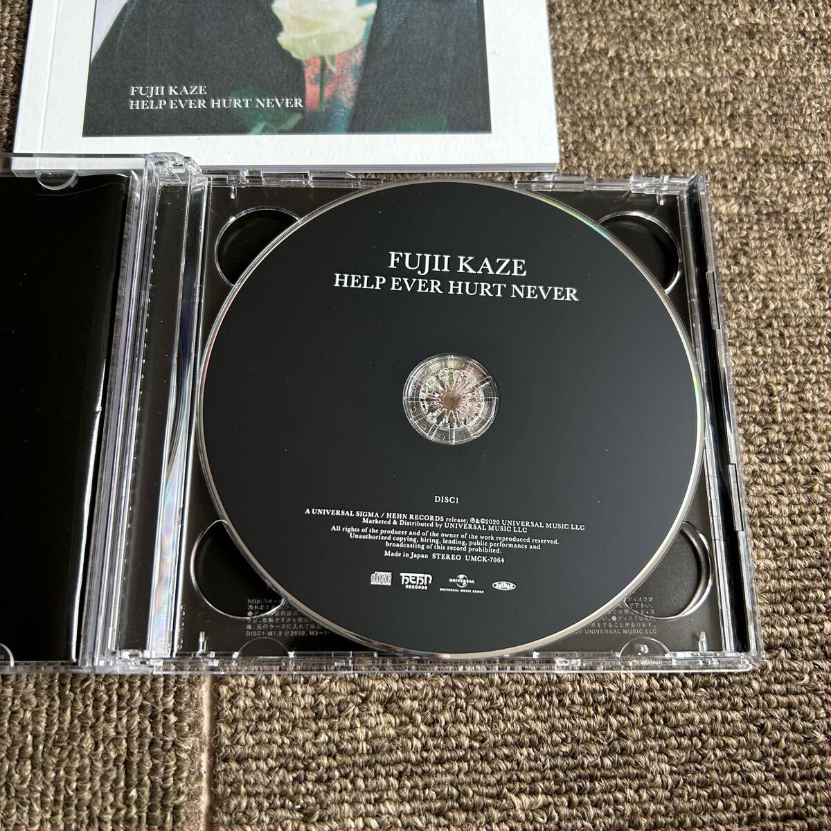 藤井風　HELP EVER HURT NEVER　CDアルバム（初回盤）