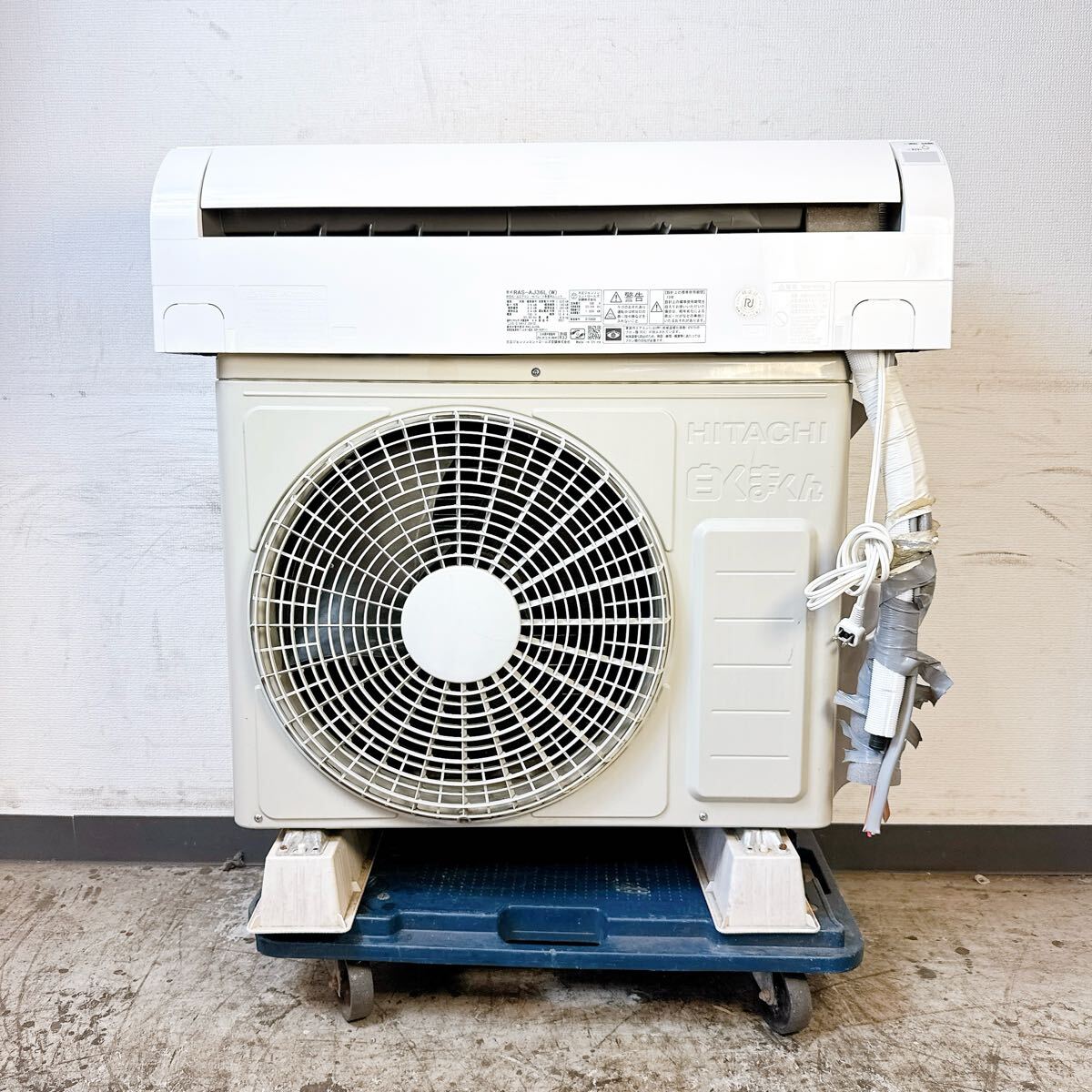201＊中古 日立 HITACHI 白くまくんAJ エアコン おもに12畳用 3.6kW 內(nèi)部干燥 ソフト除濕 RAS-AJ36L 2021年制 リモコン付き 動作確認済み＊