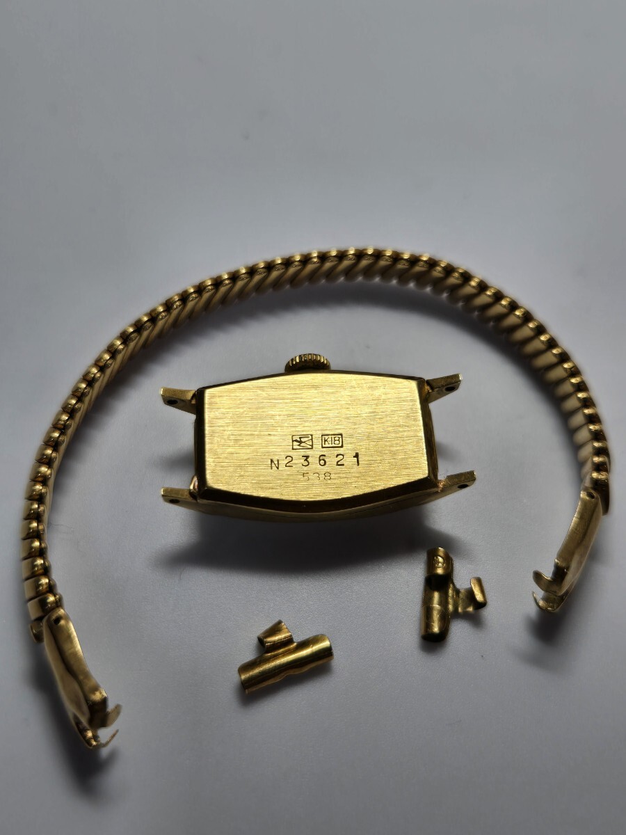  Junk SEIKO SOLAR 17JEWELS Seiko K18 наручные часы механический завод 