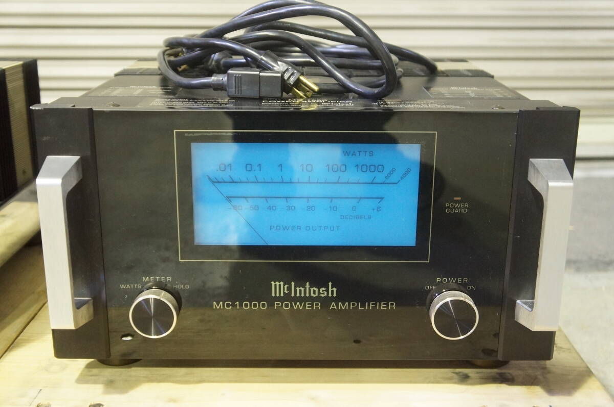 ※直接引取り限定 大坂府八尾市※ 動作確認済 McIntosh マッキントッシュ MC1000 モノラル パワーアンプ ペア 7006230011