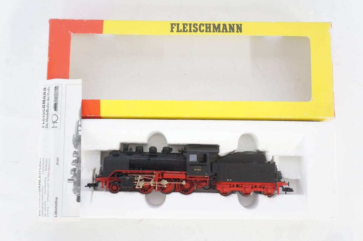 ⑬ FLEISCHMANN fly shu man 4141 паровоз HO gauge железная дорога модель 5306246011