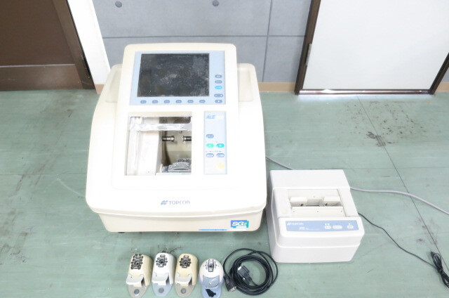 ※JITBOXチャーター便限定※ TOPCON トプコン パターンレスエッジャー ALE-5000 SG Ⅱ メガネ加工機 FR-50 フレームリーダー 付 1106160011
