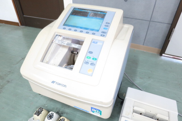※JITBOXチャーター便限定※ TOPCON トプコン パターンレスエッジャー ALE-5000 SG Ⅱ メガネ加工機 FR-50 フレームリーダー 付 1106160011