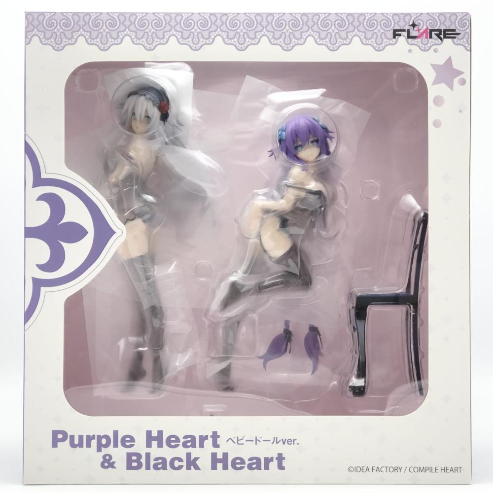 【中古】未開封 FLARE フレア ネプテューヌシリーズ パープルハート＆ブラックハート ベビードールver.[240017704255]
