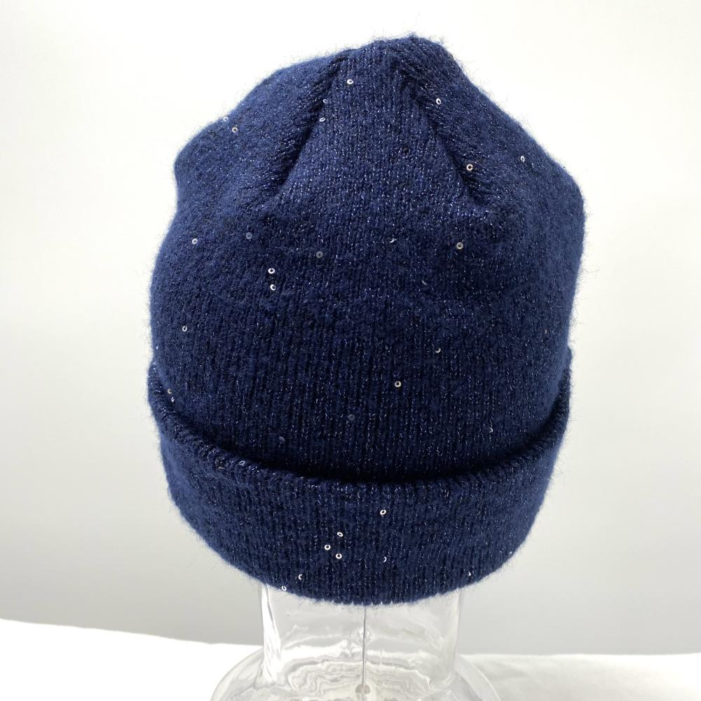 【中古】Supreme×New Era 23SS Metallic Arc Beanie ネイビー ニット帽 ビーニー シュプリーム×ニューエラ[240017704270]