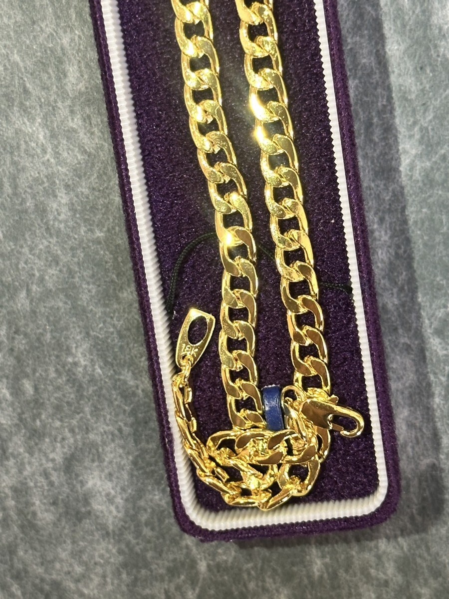 18K 刻印 ネックレス ネックレスチェーン アクセサリー ゴールド イエローゴールド K18