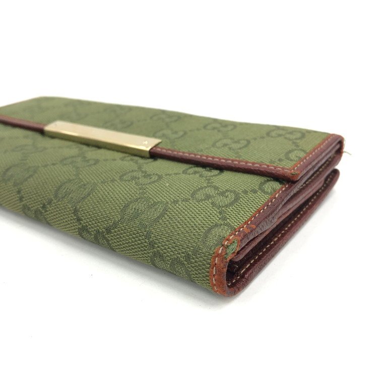 GUCCI グッチ GGキャンバス 長財布 112715?2067 【DFAW1013】