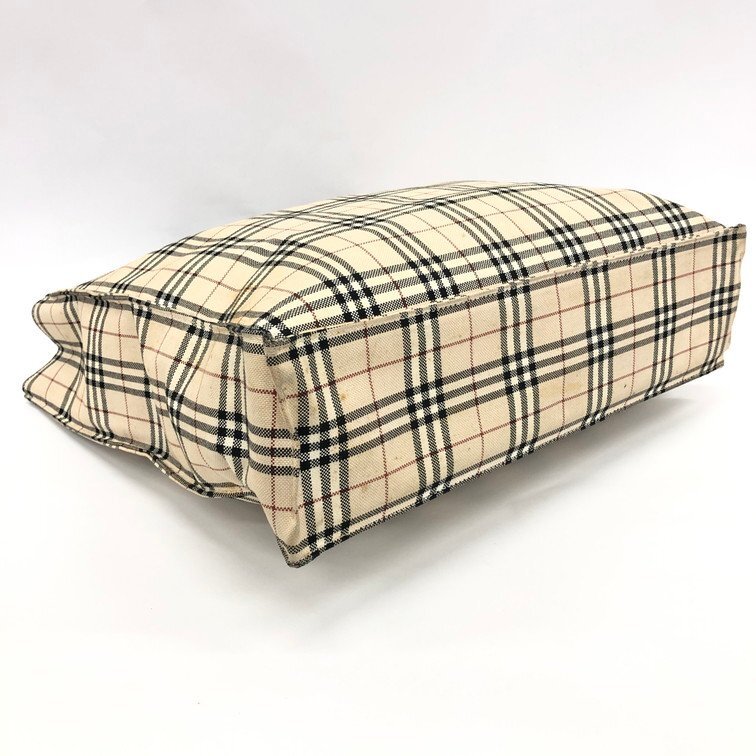 BURBERRY BLACK LABEL バーバリーブラックレーベル トートバッグ キャンバス ノバチェック【DFAWD023】
