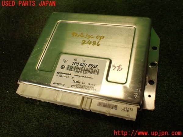 2UPJ-24866120]ポルシェ?カイエン S(92AM48A)サスペンションコンピューター 中古