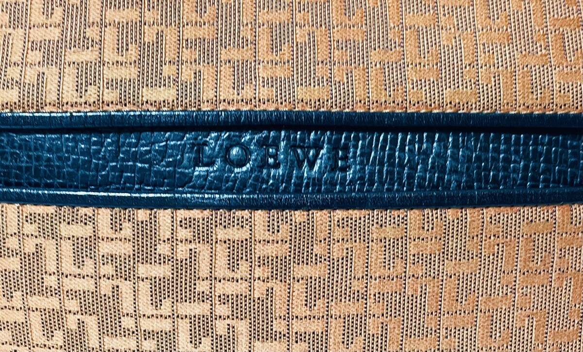 LOEWE ロエベ ワンショルダーバッグ オレンジ ジャガード　內側アナグラム模様　