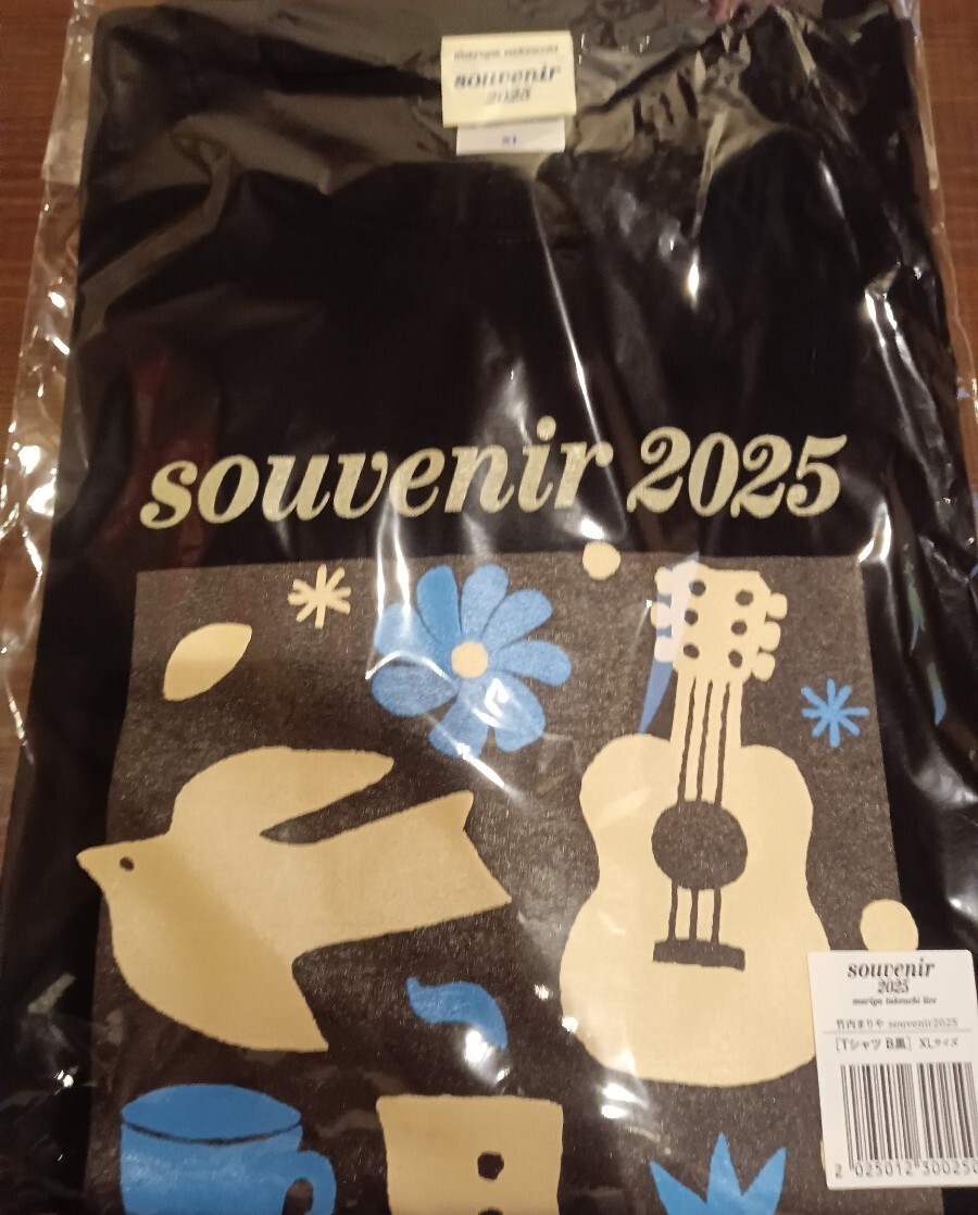 竹内まりや ライブTシャツ 2025 Lサイズ 未開封 送料無料 XLサイズ Tシャツ 竹内まりや souvenir2025 ライブ