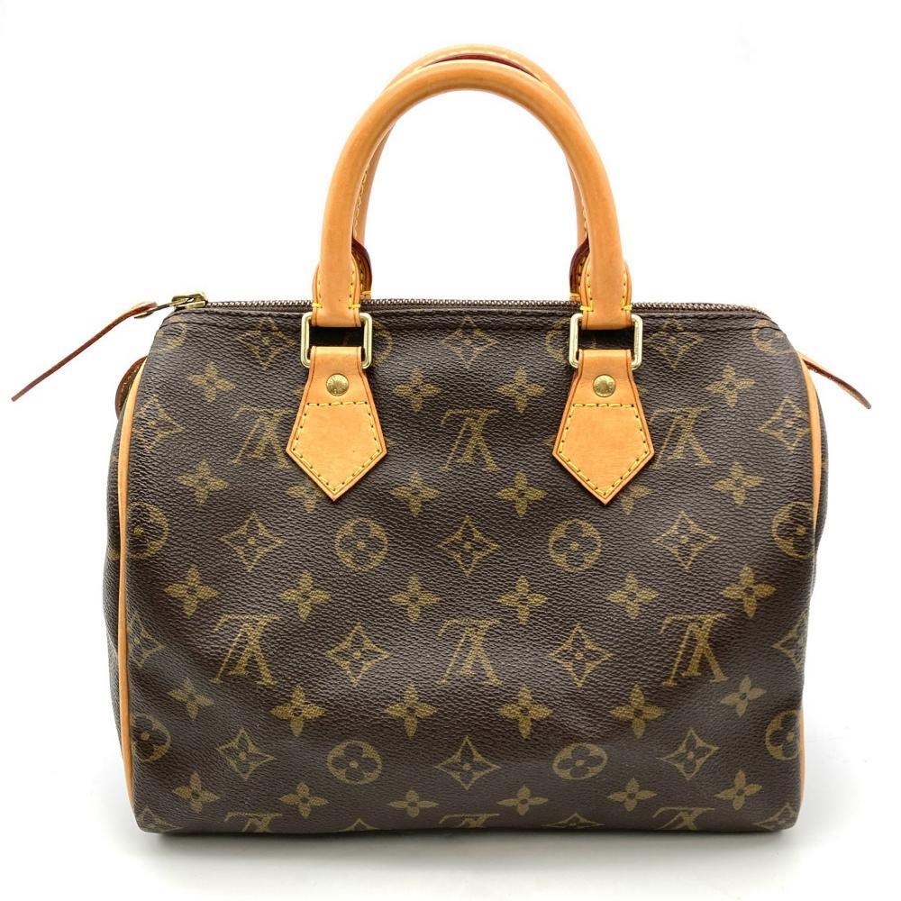 ルイヴィトン LOUIS VUITTON スピーディ25 舊型 ハンドバッグ モノグラム キャンバス M41528 ブラウン