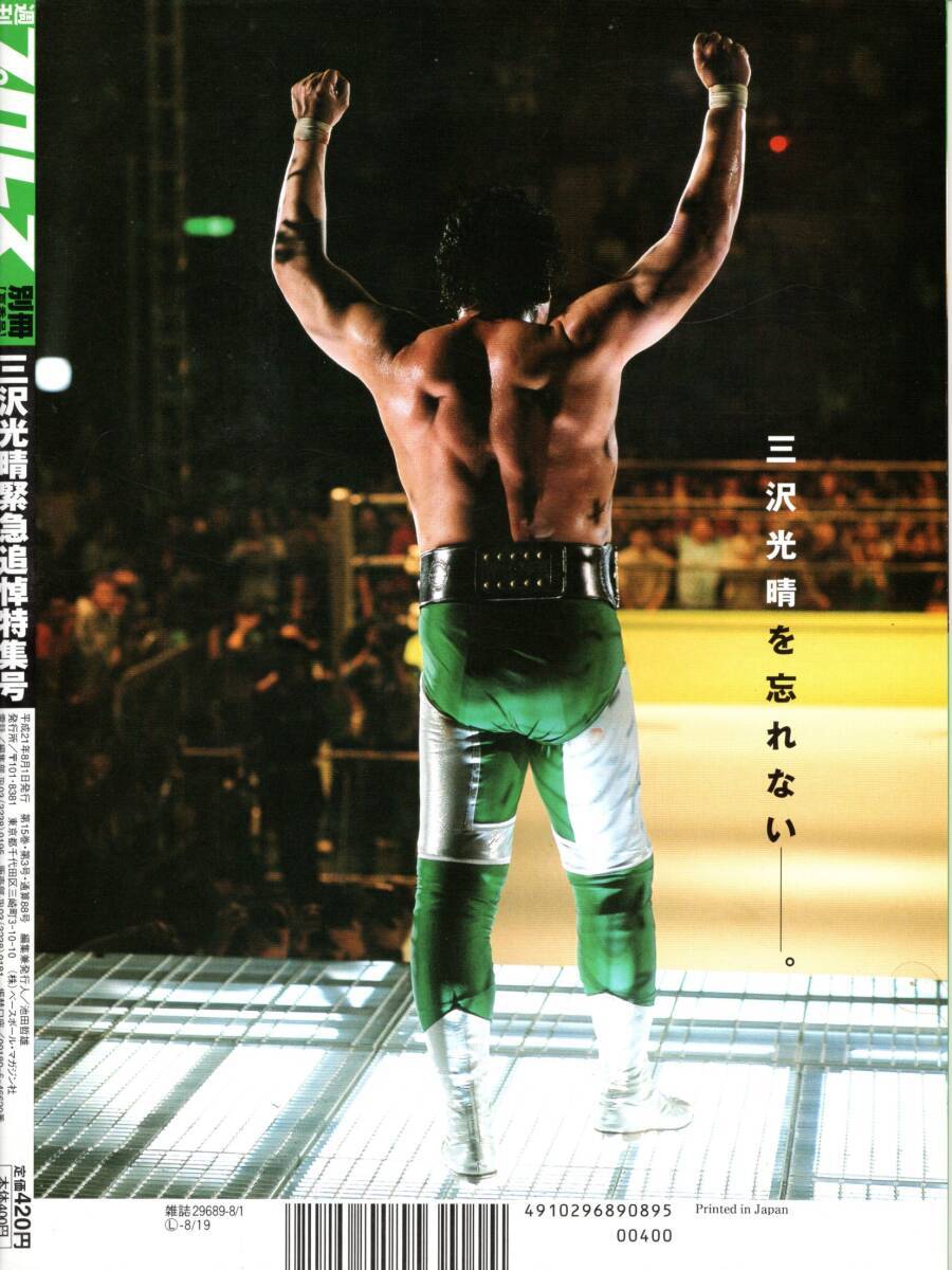 レア!増刊/週刊プロレス/『三沢光晴 緑の軌跡』三沢光晴 緊急追悼特集號/NOAH/プロレスリング ノア/全日本プロレス/プロ格/HAO/グッズ