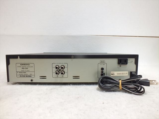*ONKYO Onkyo PE-C50 эквалайзер б/у текущее состояние товар 250507M4755