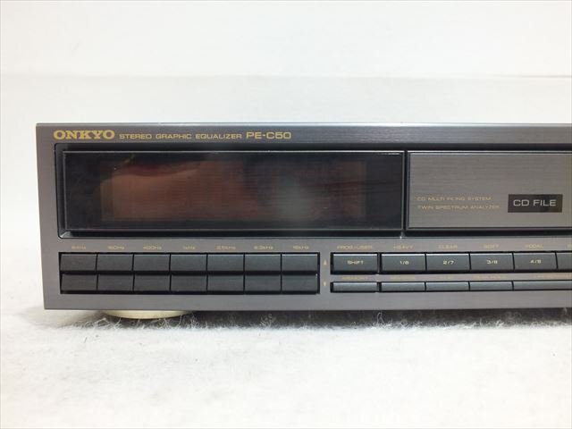 *ONKYO Onkyo PE-C50 эквалайзер б/у текущее состояние товар 250507M4755